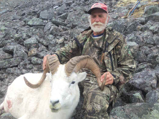 Click on picture for more information on this successful Dall Sheep hunt.
